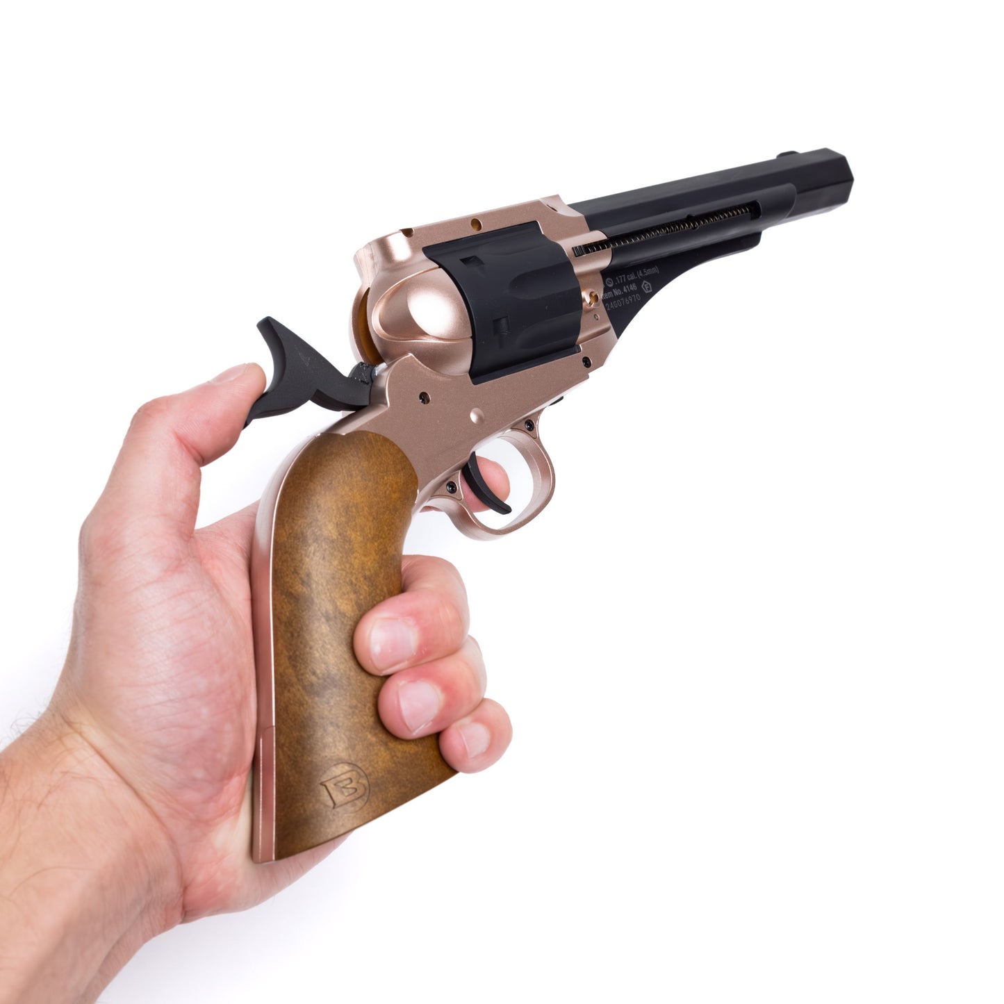 1858 CO2 Pistol Kit - Black & Rose Gold