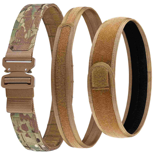 Tactical MOLLE Battle Belt with Quick Release Buckle for Versatile Gear Carrying