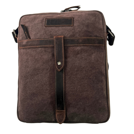 August Canvas Messenger Bag