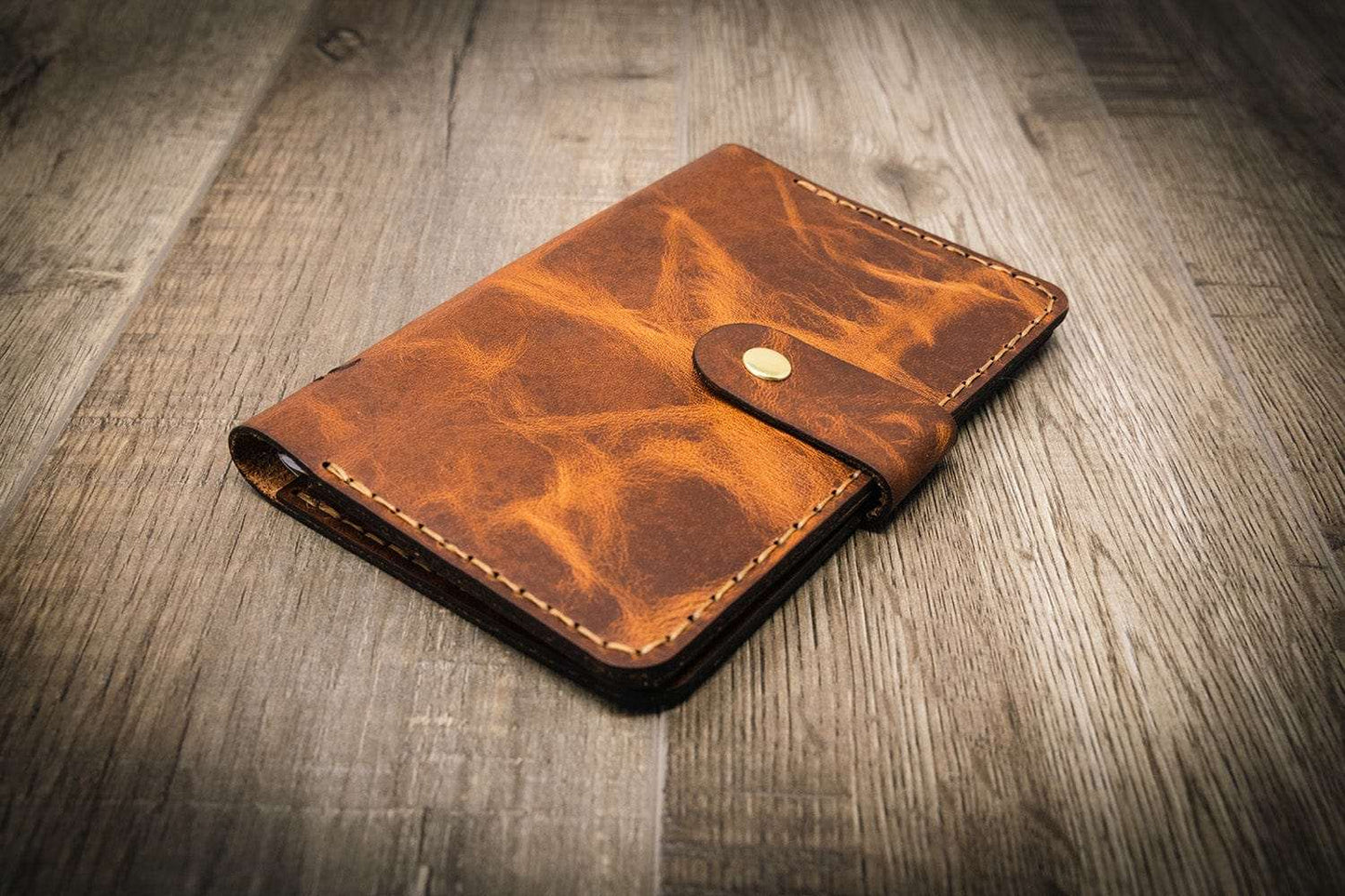 Leather Field Notes Cover -  Chestnut Brown