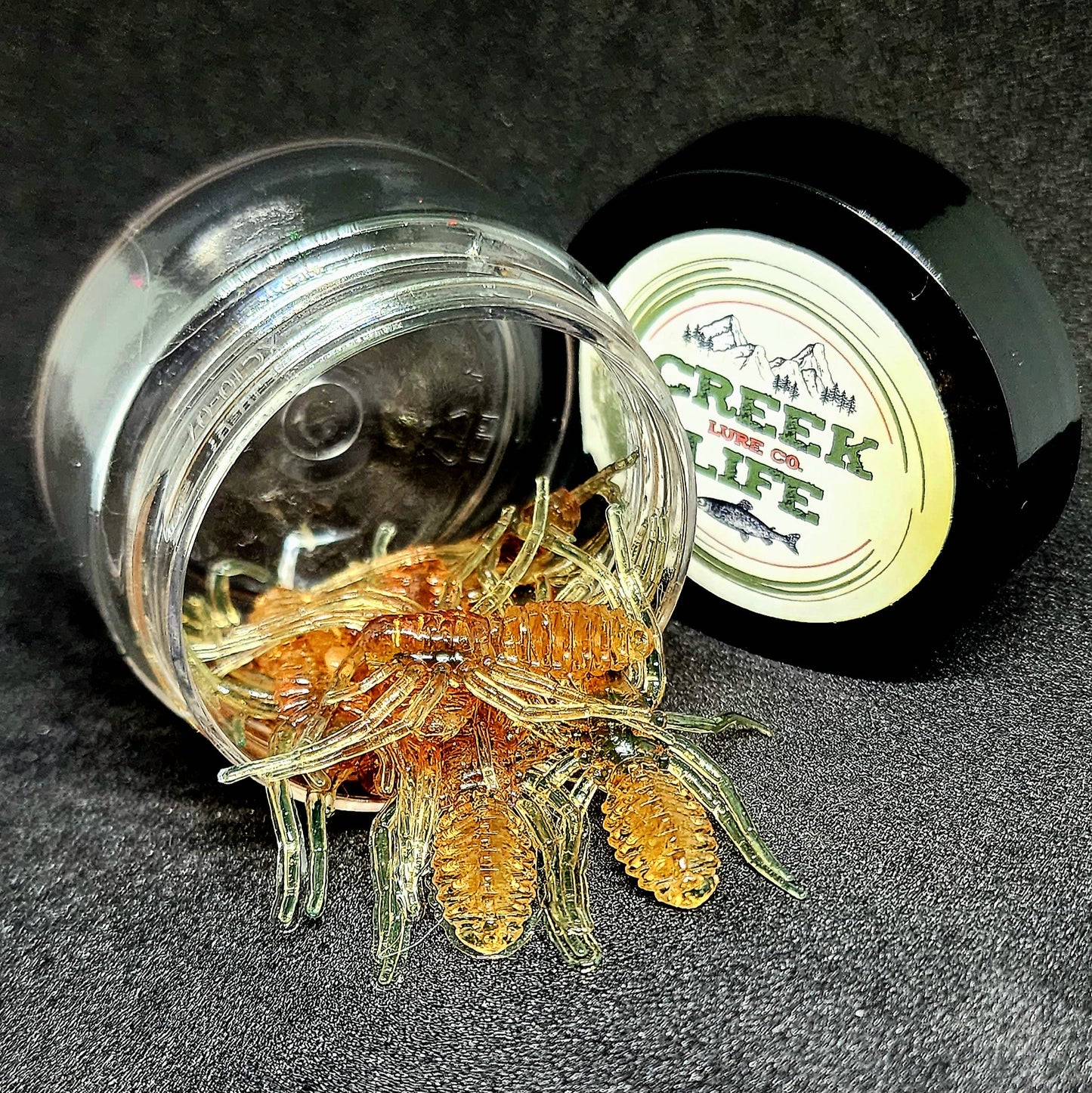 Jar of 1" Micro Spider Bait "The Writing Spider"