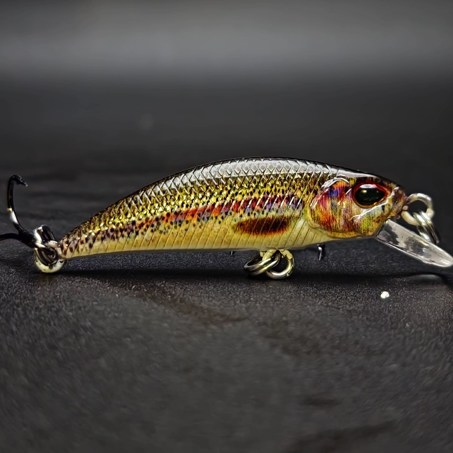 The MOON Shiner – 1.4" Sinking Jerkbait for Creek & River Fishing