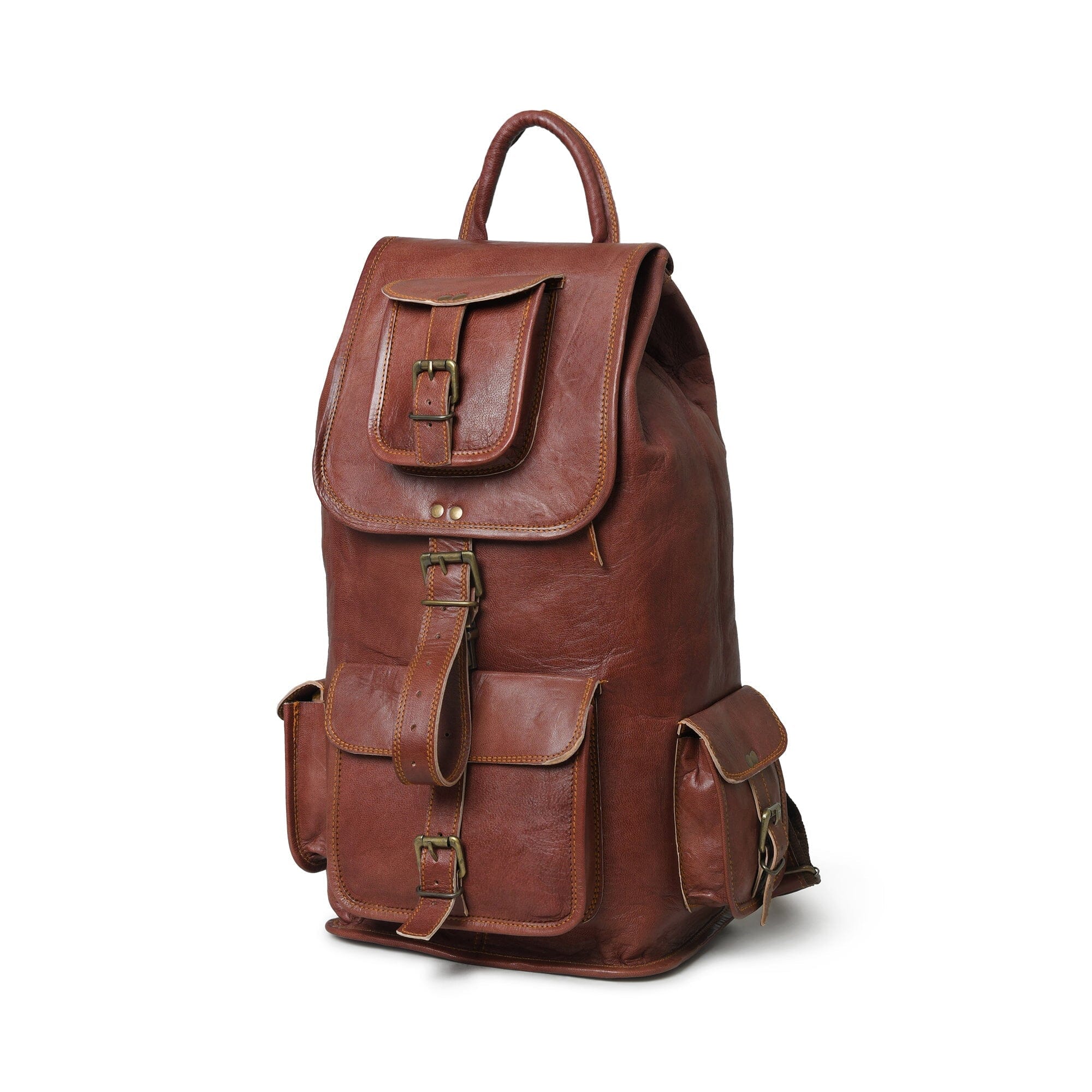 Classy Leather Bags Rictus Hiking Backpack - Thumbnail 5