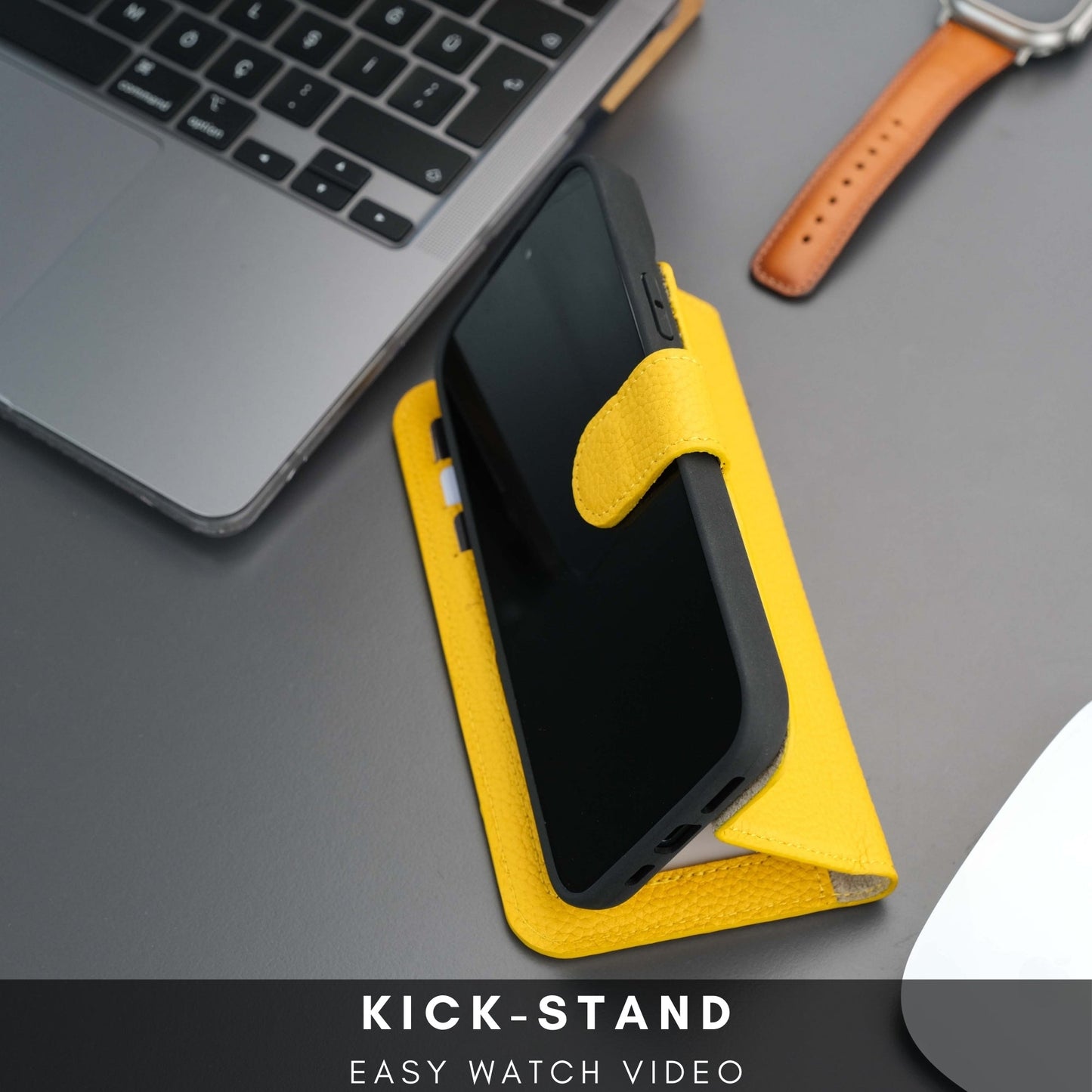 Casper Leather iPhone 14 Wallet Case | MagSafe