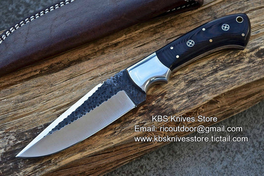 Hand Made D2 Steel Hand Forged Skinning Knife