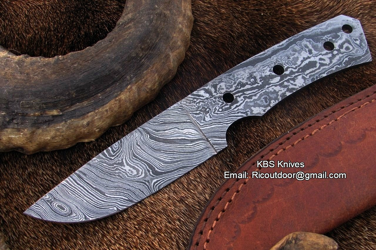 Damascus Blank Blade