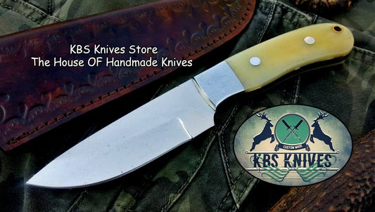 Custom Handmade D2 Tool Steel Hunting Skinning Knife