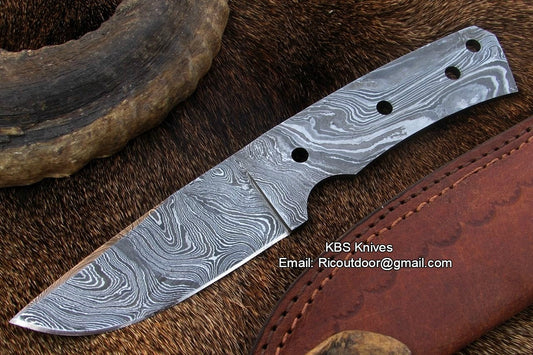 Damascus Blank Blade