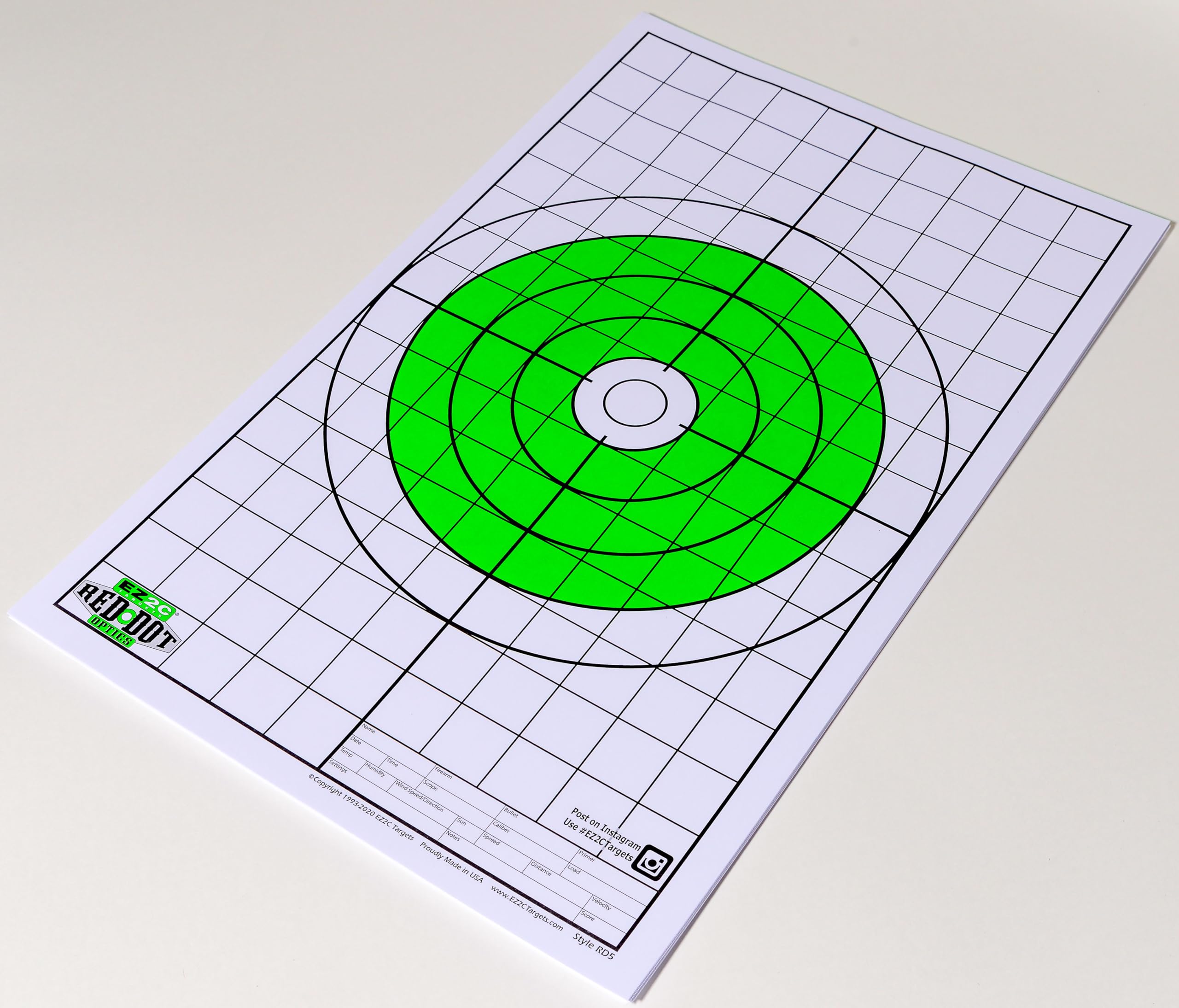 Graph Paper Target EZ2C Targets RD5: Shooting Paper Targets for Range 11