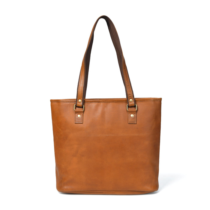Classic Chic Genuine Leather Tote