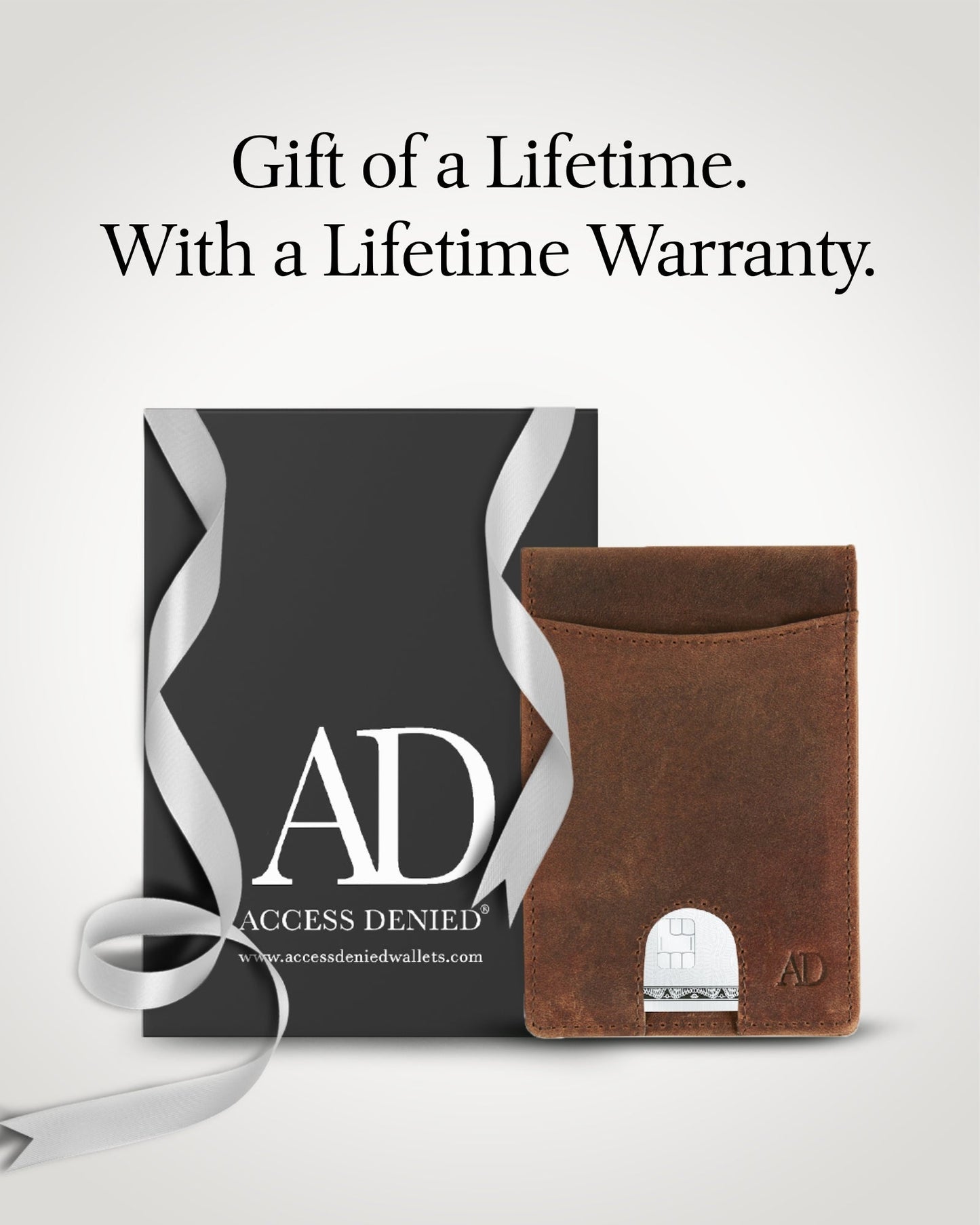 Slim Money Clip Bifold Wallet