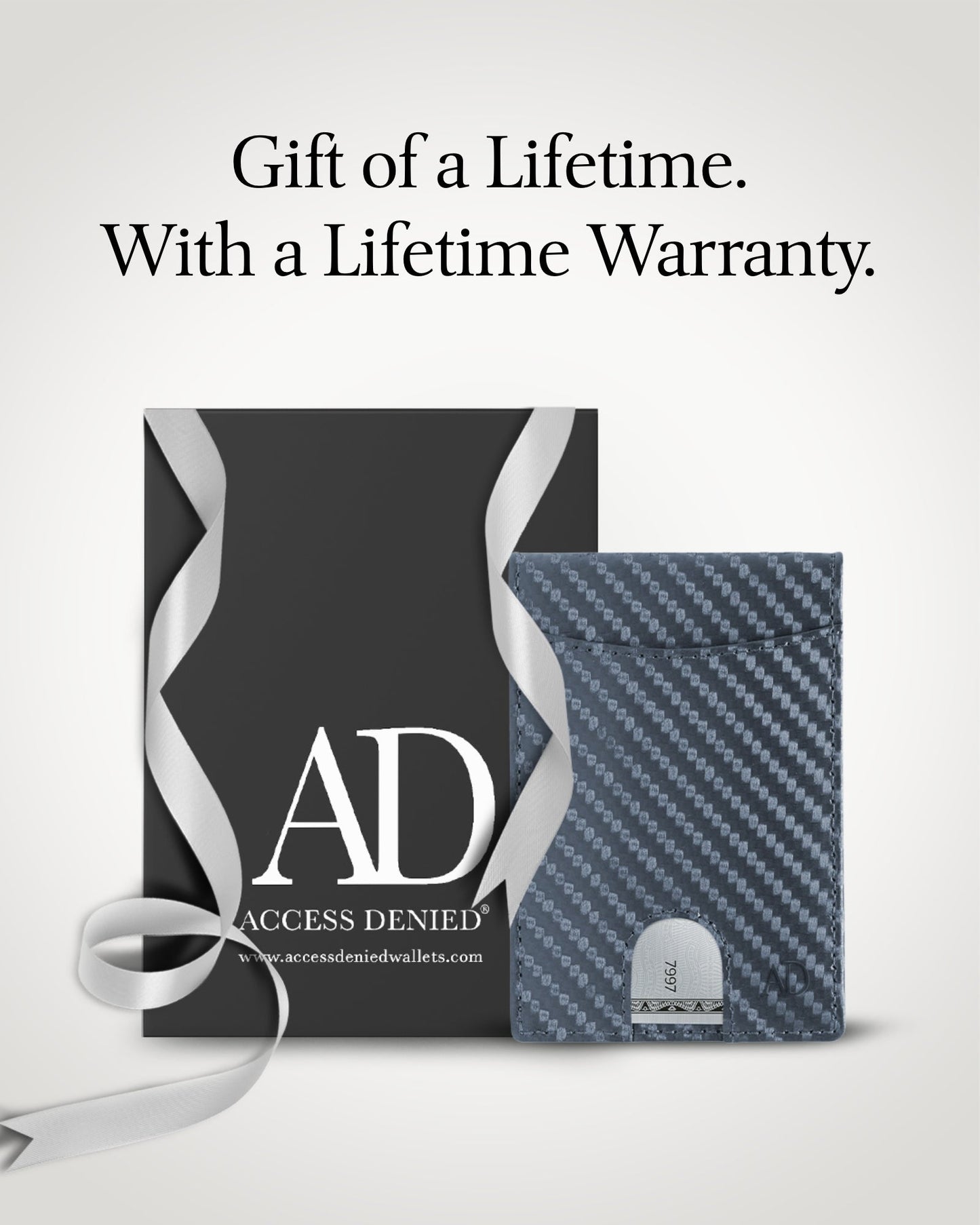 Slim Money Clip Bifold Wallet