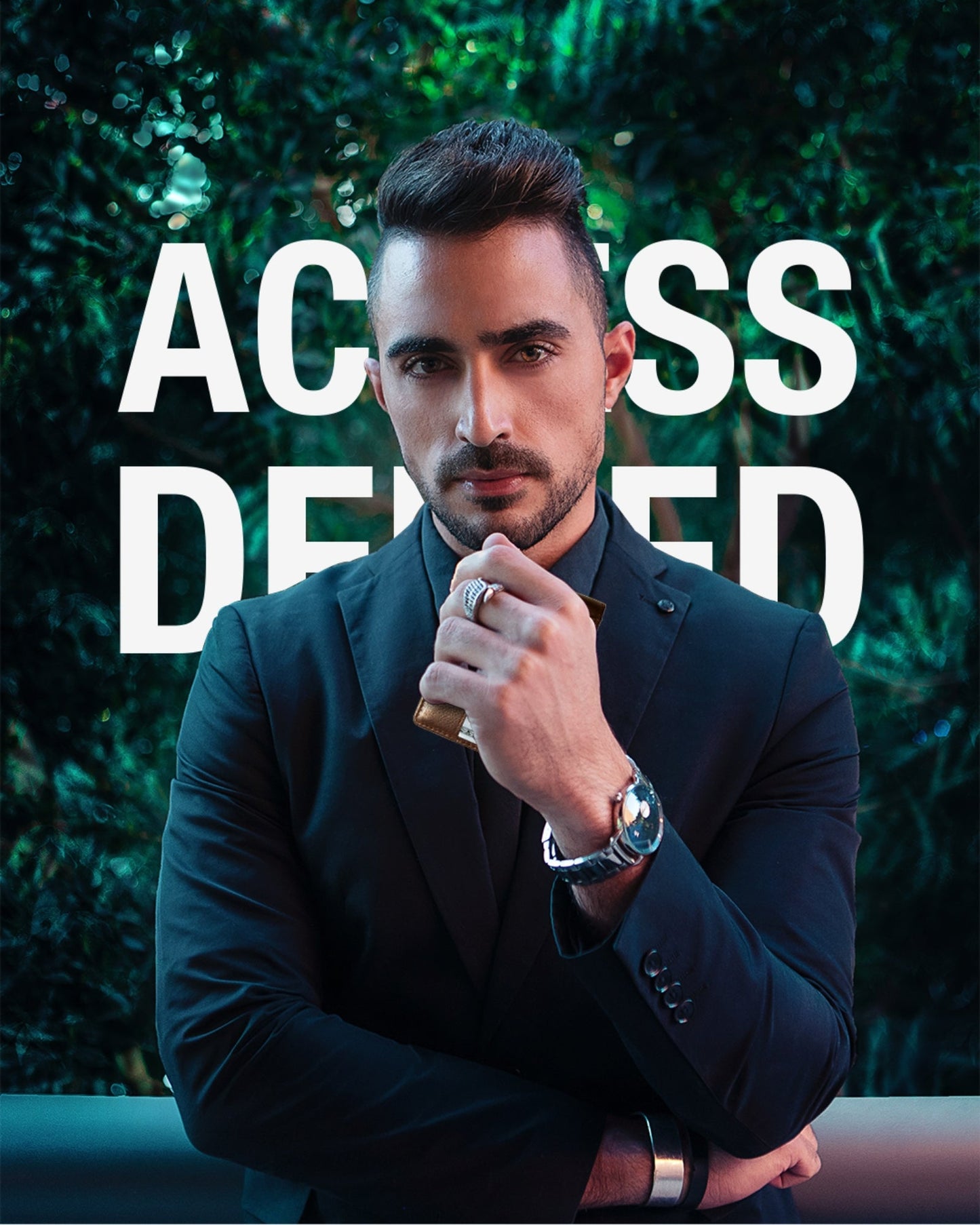 Pull Strap Bifold Wallet