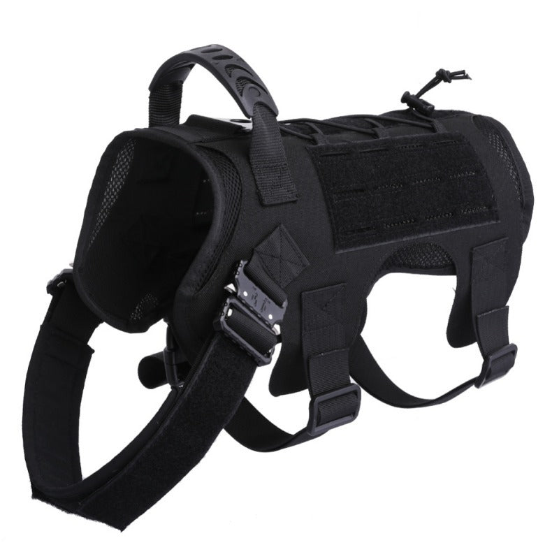 Tactical Dog Harness for Large Dogs - Durable, Adjustable, and Comfortable Design