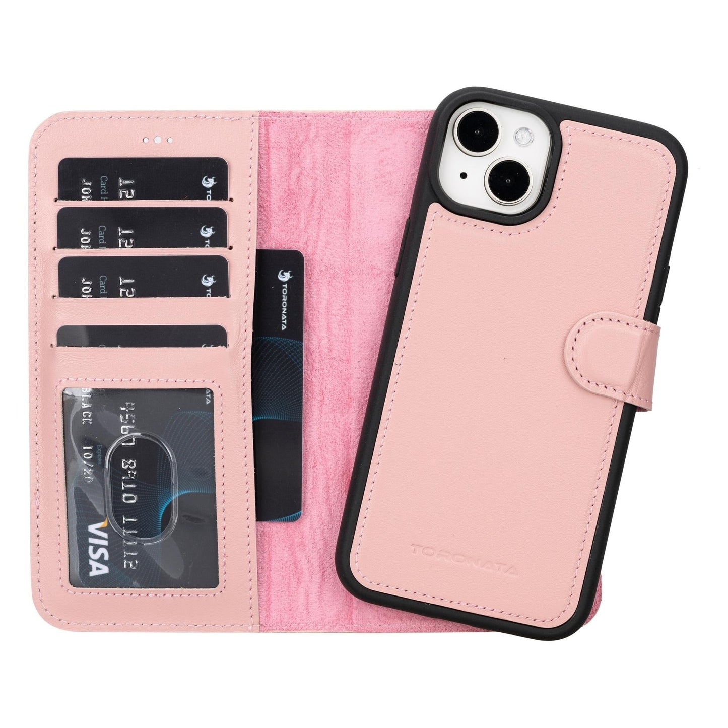 Casper iPhone 14 Series Detachable Leather Wallet Case