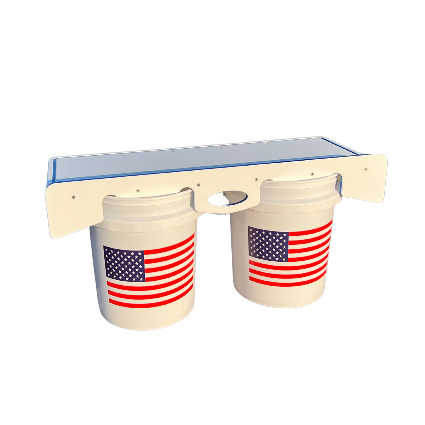 Made in the USA | Premium Double Bucket 33" Raised Fillet Table Cutting Board