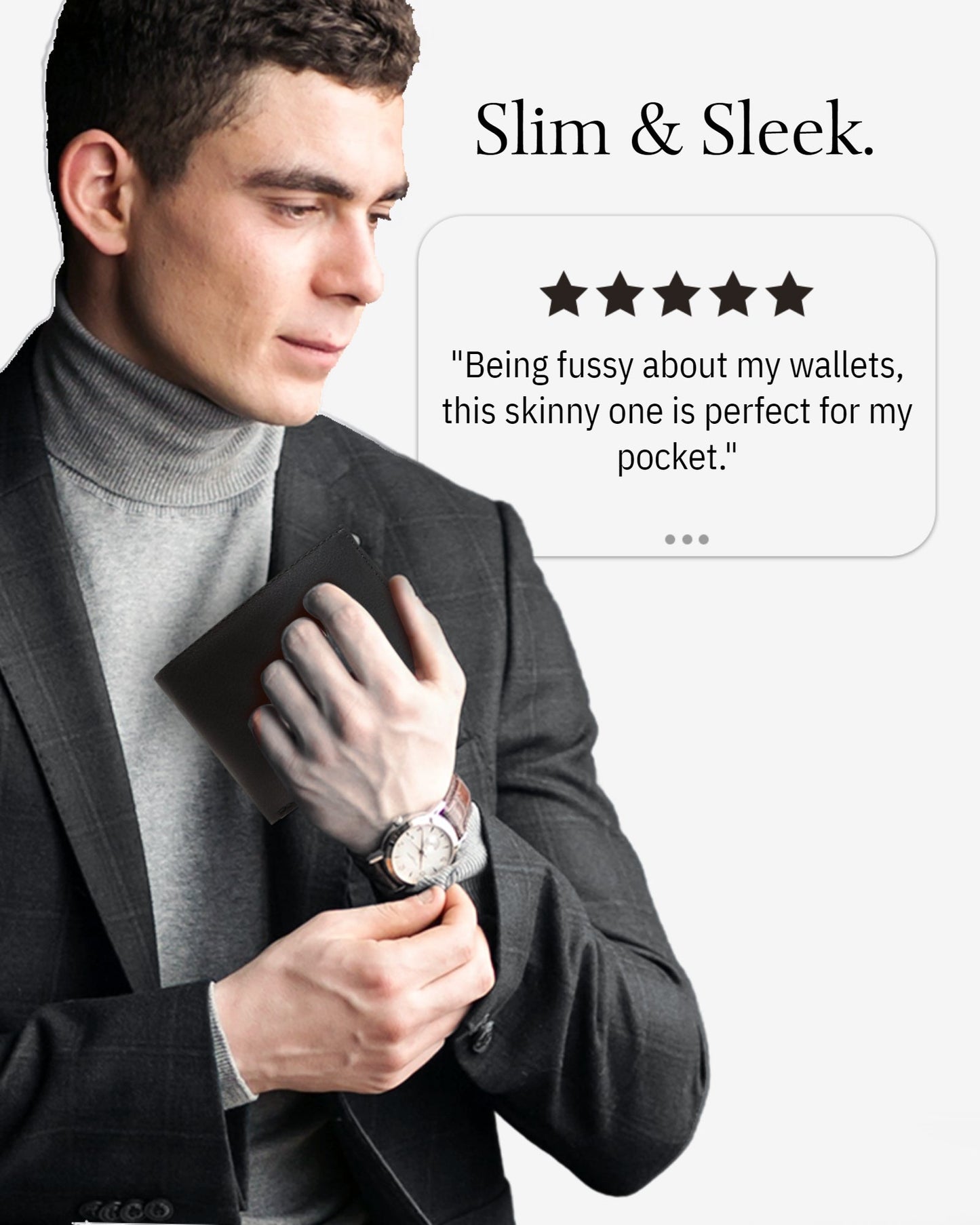 Slim Bifold Wallet With ID Window