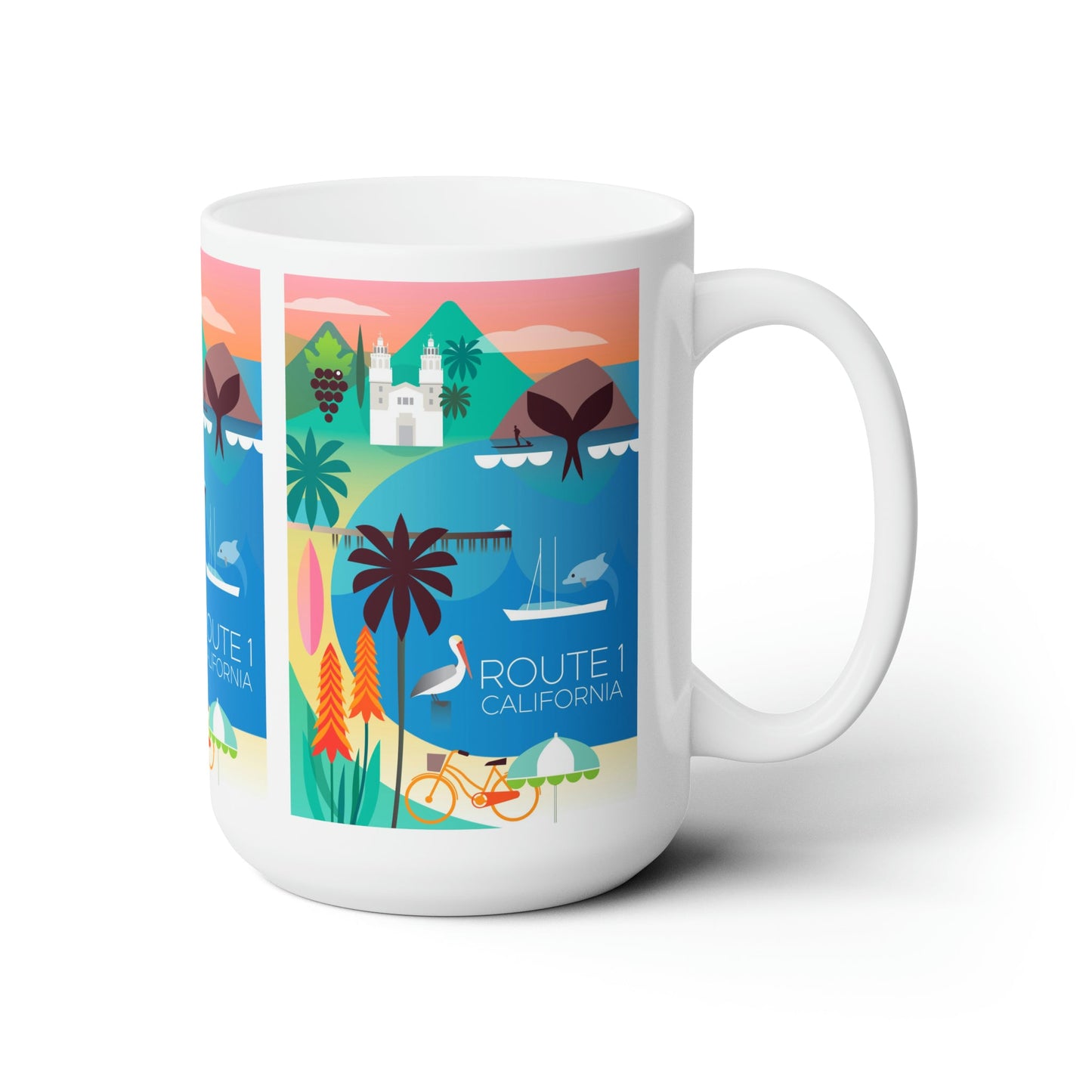 Route 1 Ceramic Mug 11oz or 15oz
