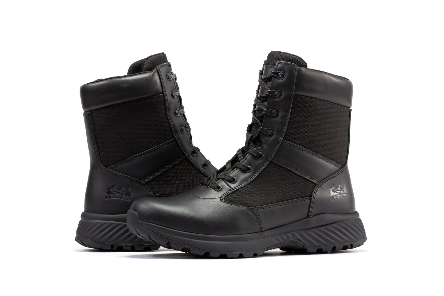 Botas Pro Black Men's 8 inch Side Zipper Military Tactical Boots BP703