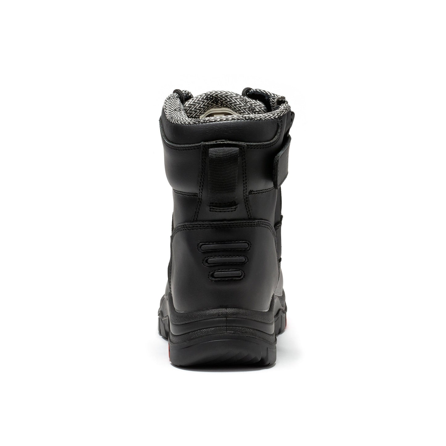 ROCKROOSTER Roslyn Black 7 inch Zip-sided Composite Toe Leather Work Boots CP245Z