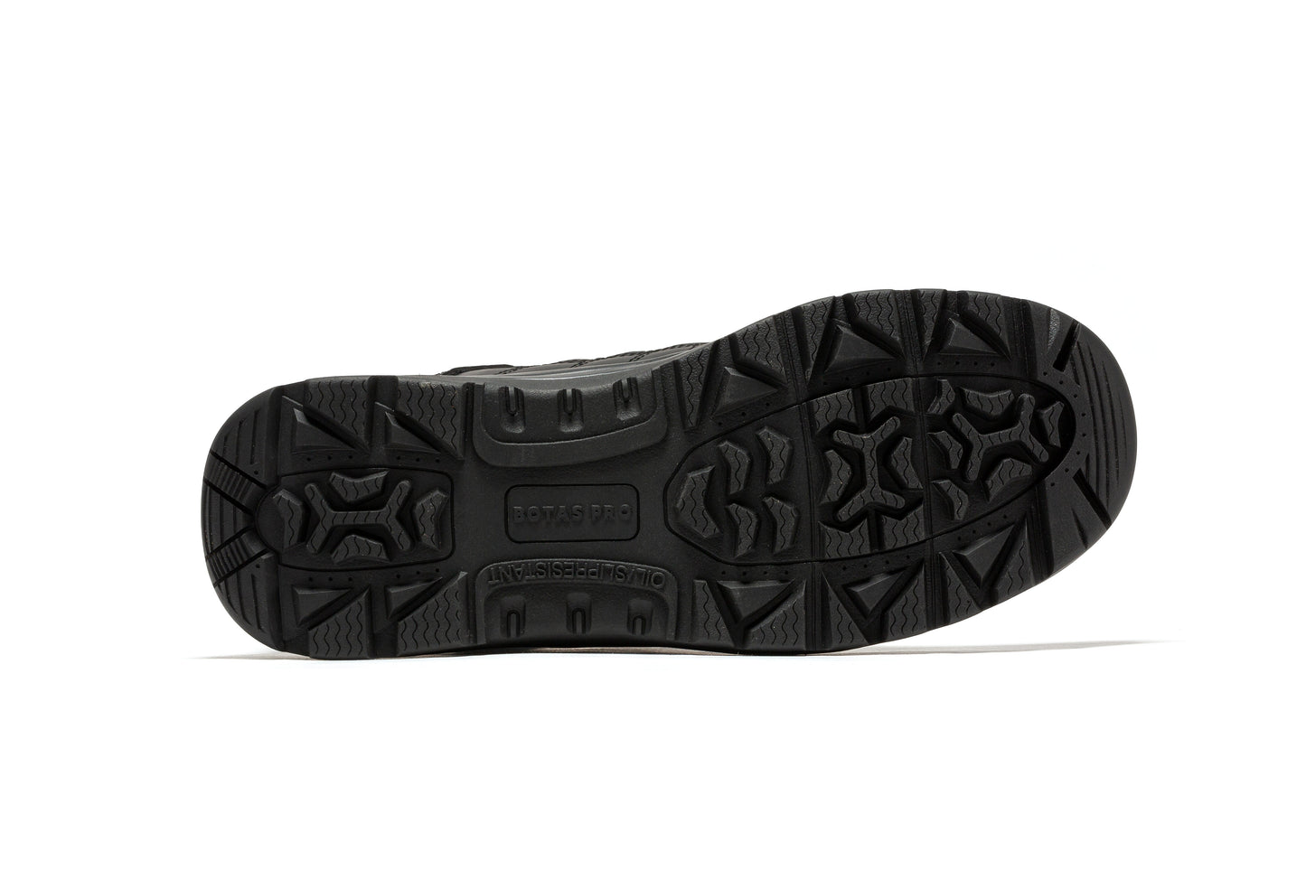 Botas Pro Black Men's 6 inch Side Zipper Rubber Sole Tactical Boots BMP111BK