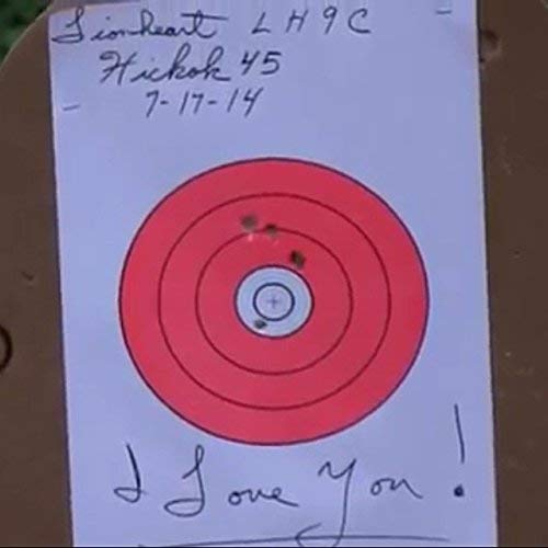 EZ2C Targets Style 9: 8" Bullseye Paper Shooting Target 11"x17" USA MADE Hi-Viz