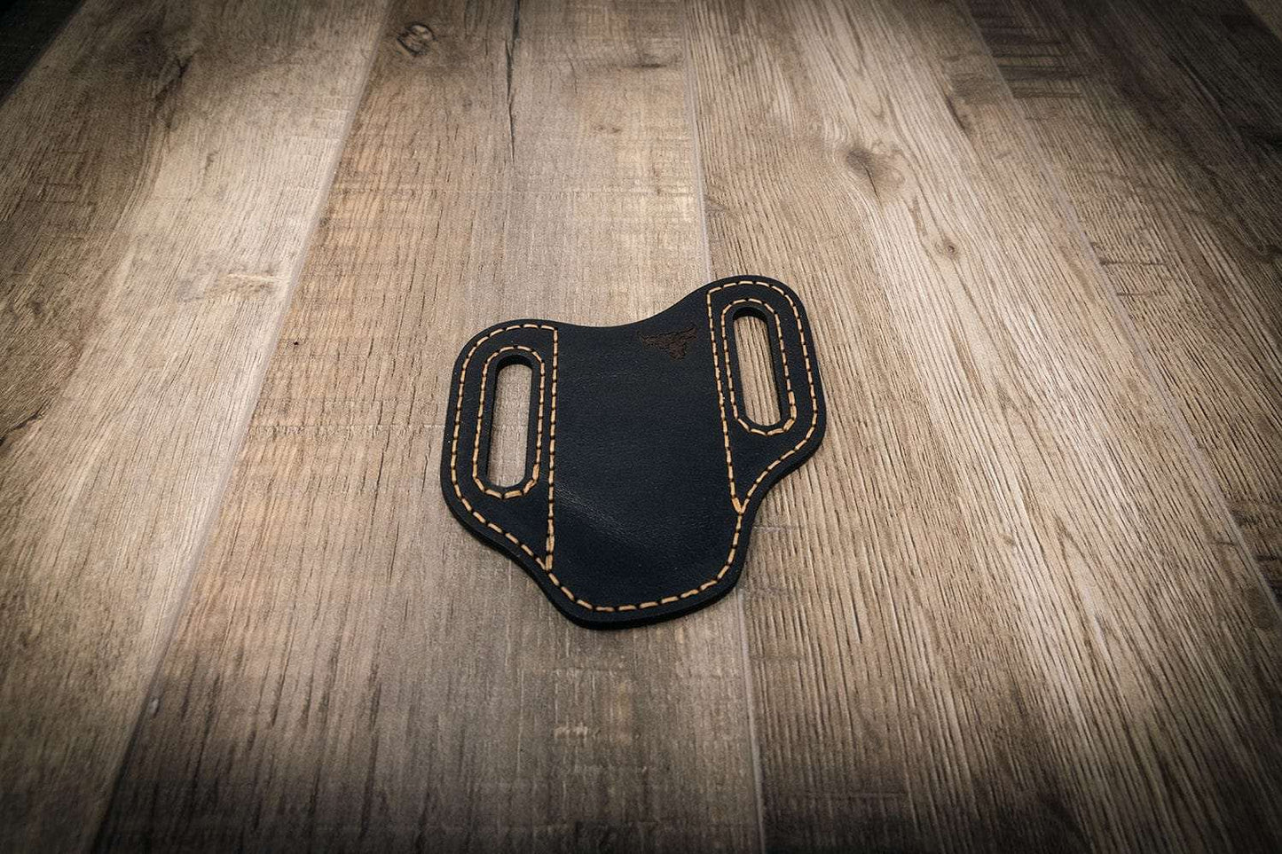 Custom Leather Knife Sheath - Black