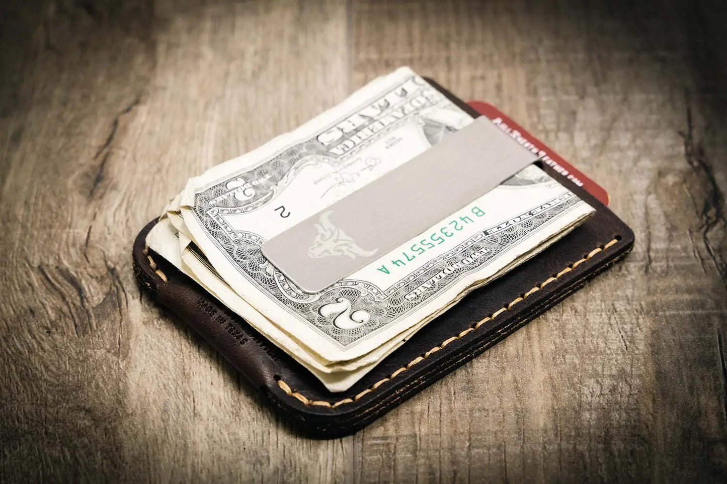 The Keller Money Clip - Walnut Brown