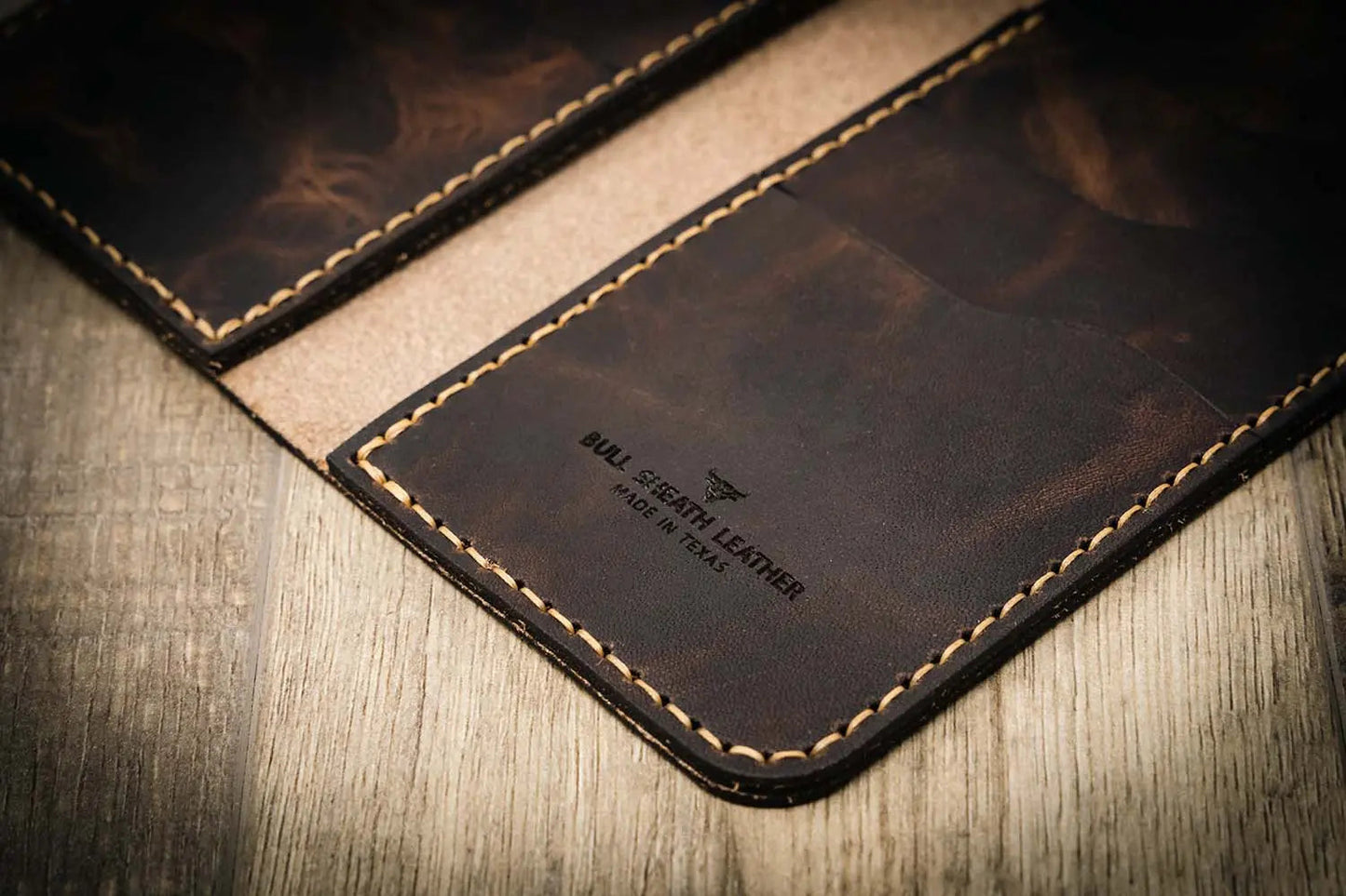Western Long Wallet - Walnut Brown