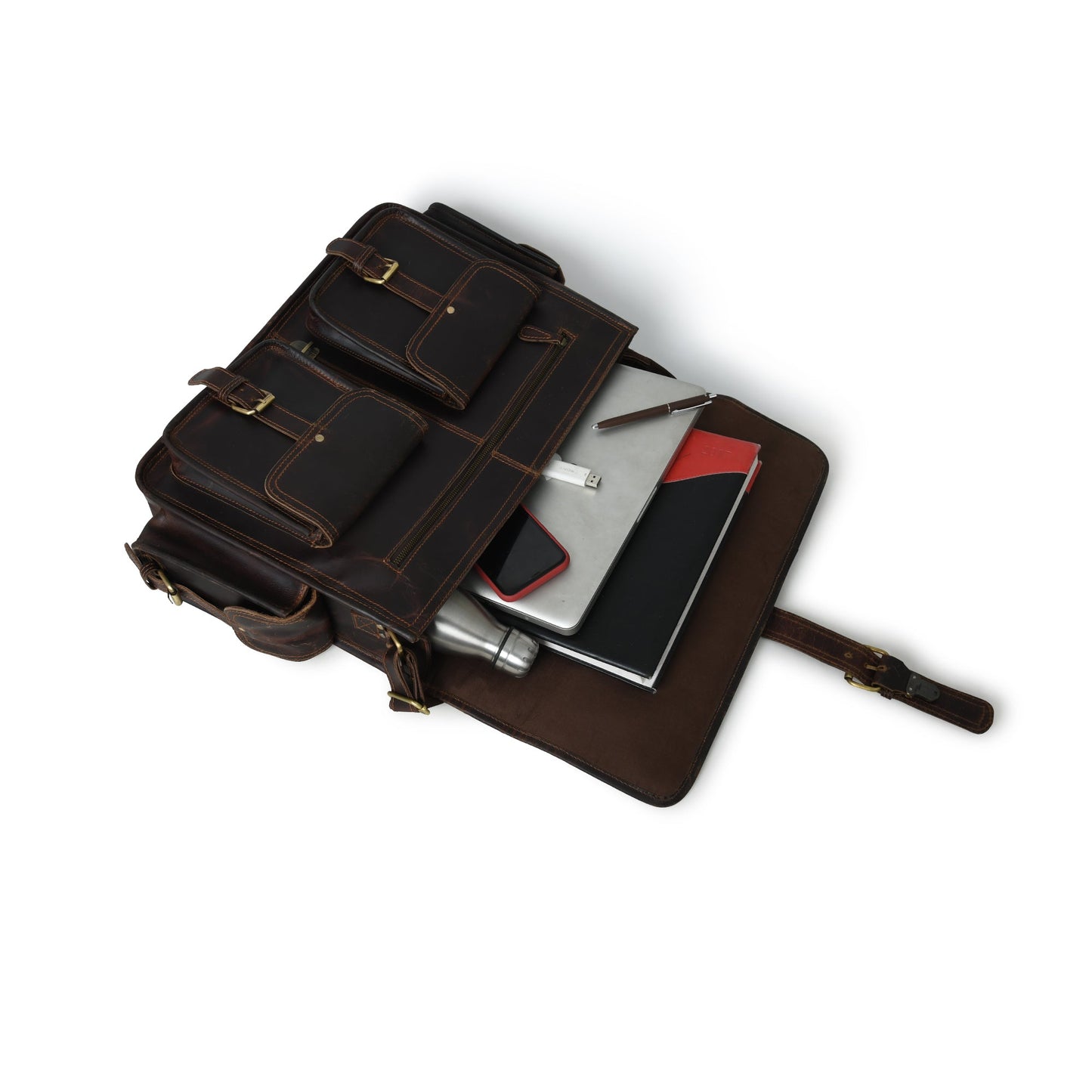 Midnight Buffalo Retro Briefcase