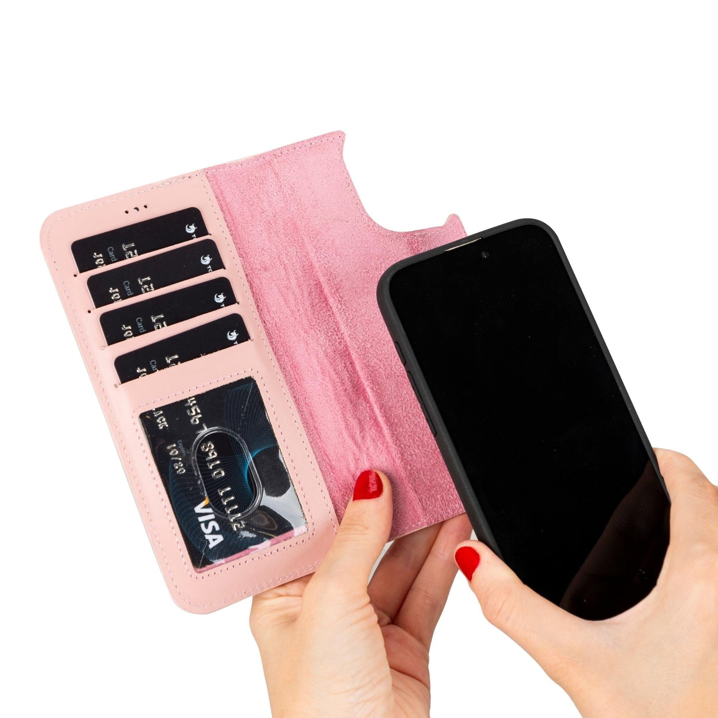 Casper iPhone 14 Series Detachable Leather Wallet Case