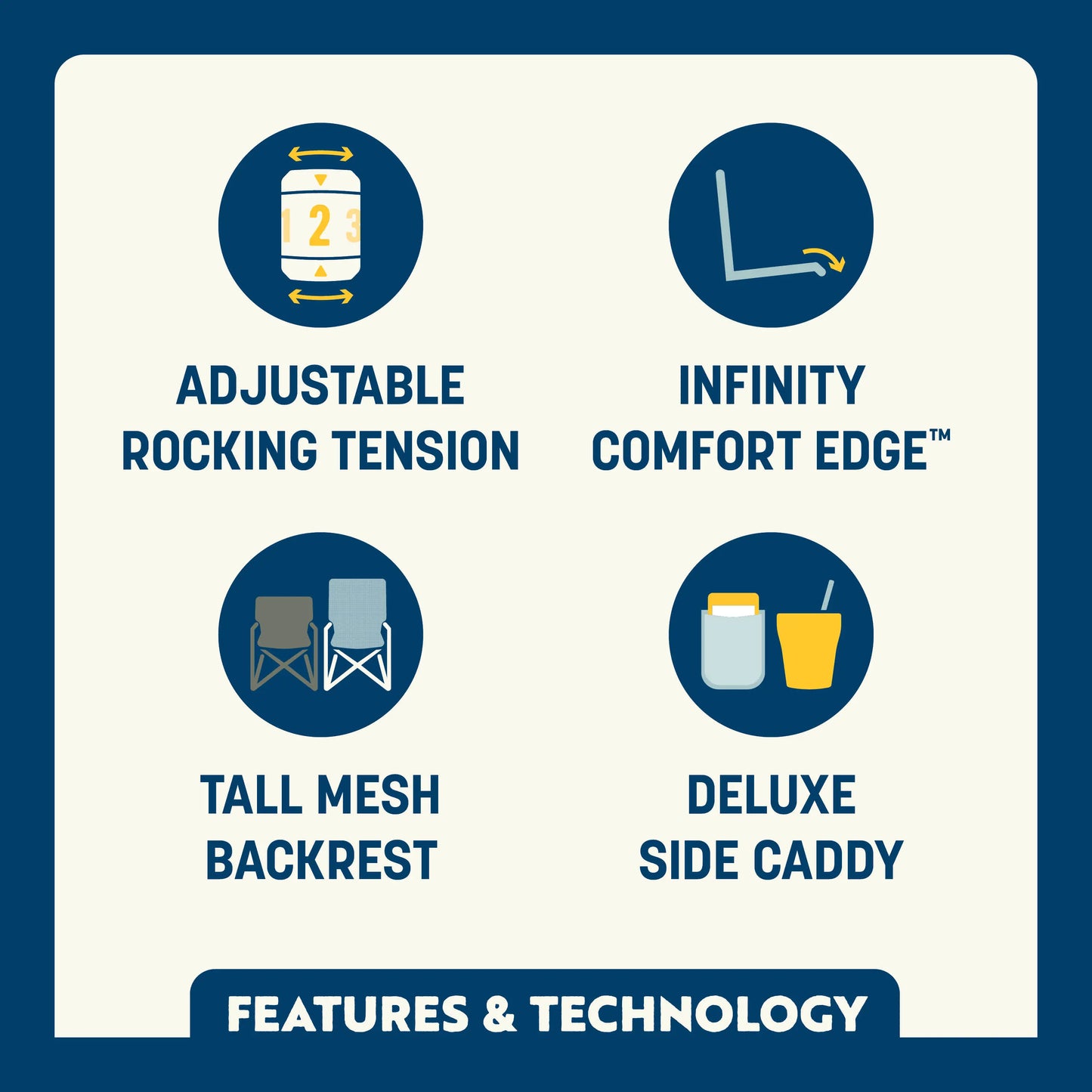 GCI Outdoor Adjustable Rocker