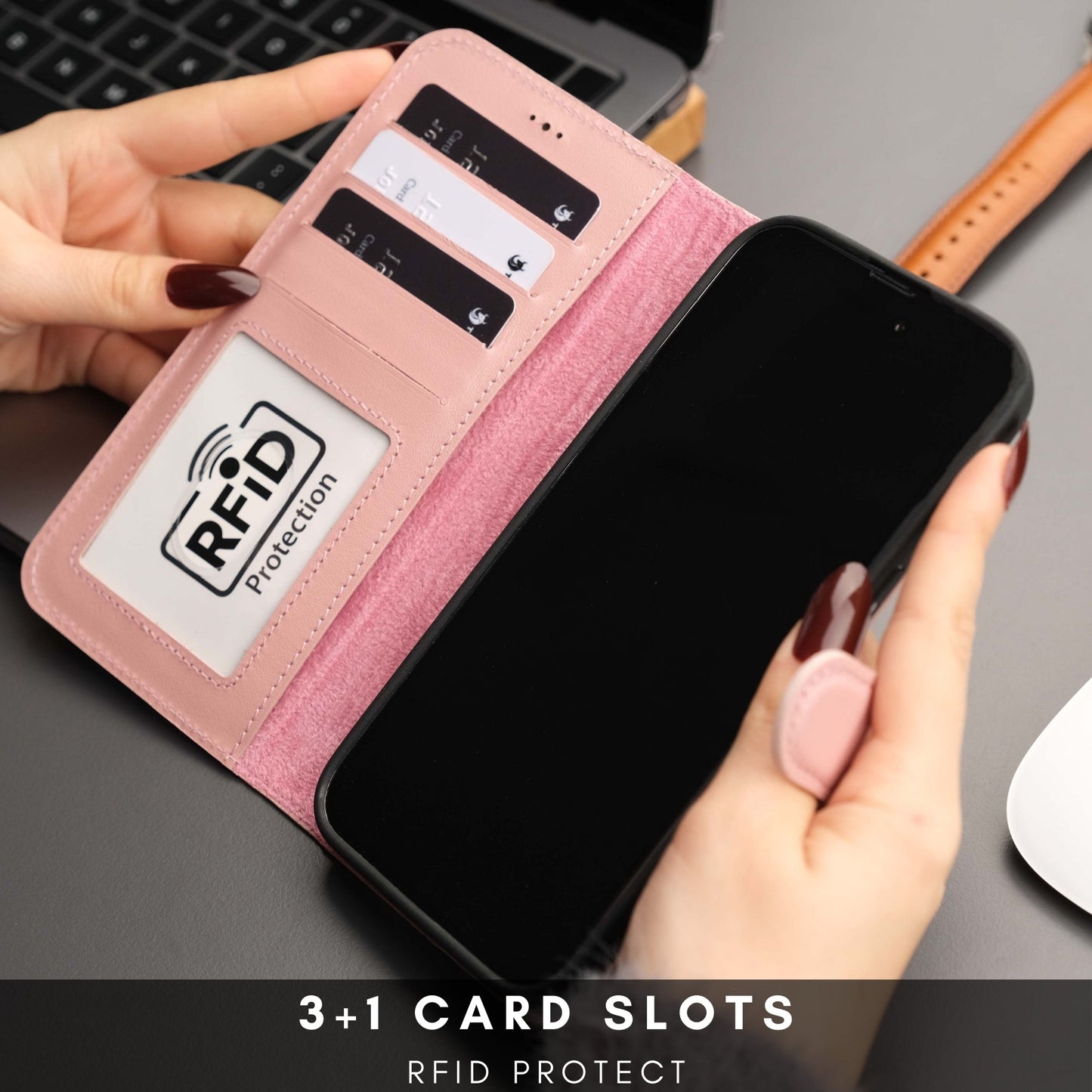 Casper Leather iPhone 14 Pro Max Wallet Case | MagSafe