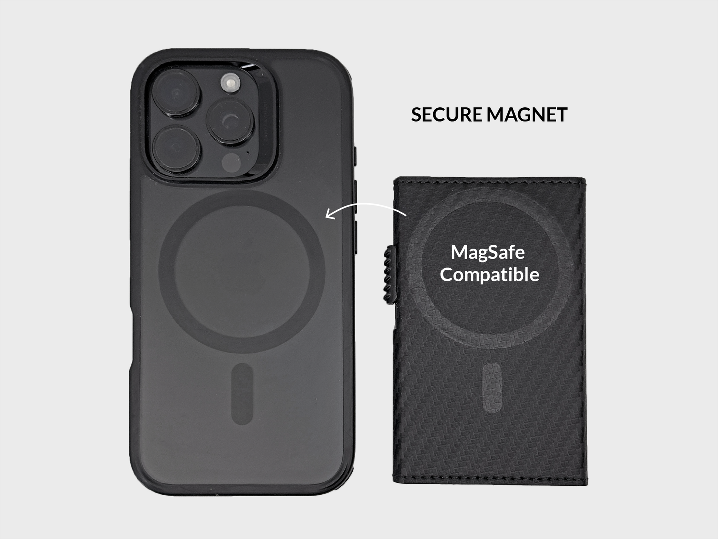 MagSafe Stando - Ejector Wallet + Phone Stand