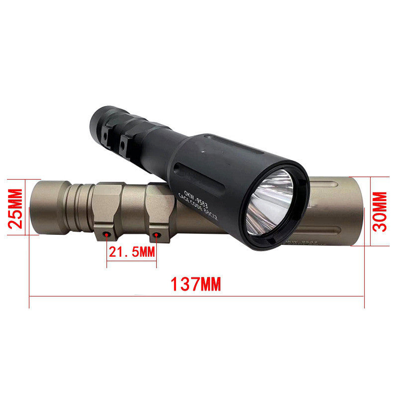 Long Tactical Flashlight - High-Performance LED Torch for Outdoor Adventures