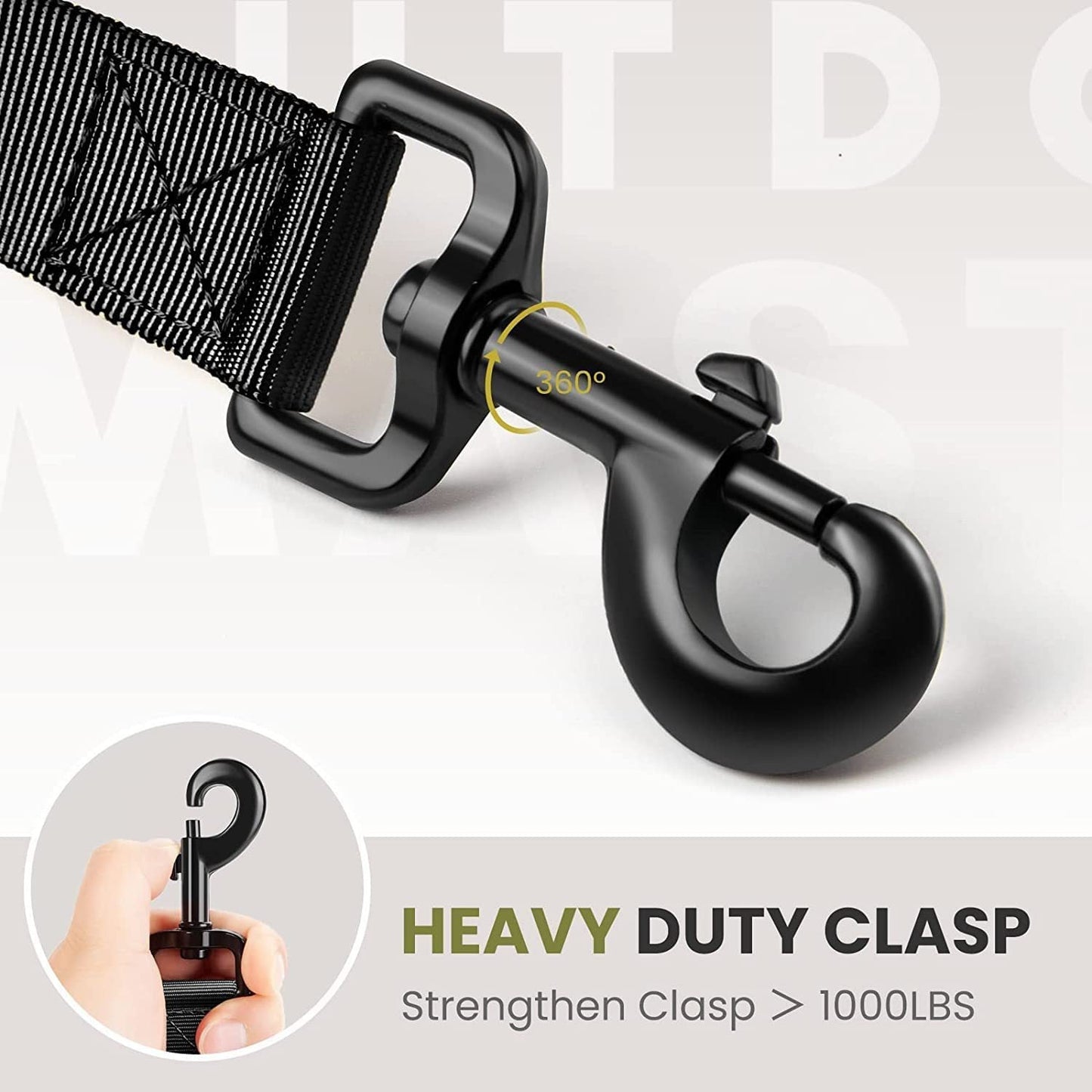 Tactical Dog Leash - Adjustable Military Tactical Collar for Medium and Large Pets, Ideal for Walking and Training