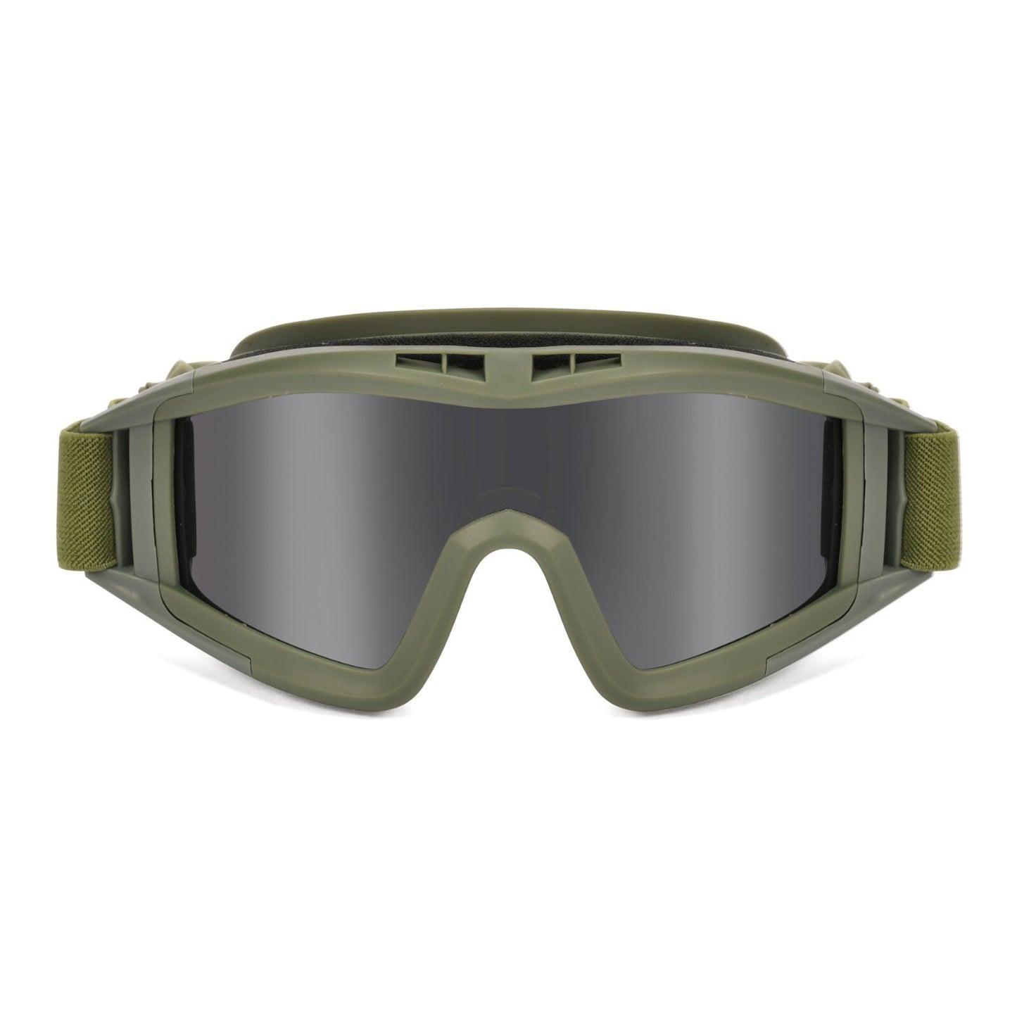 3.2MM Tactical Goggles Anti-Fog Ballistic Glasses 3 Lens Kit – Black Tan OD