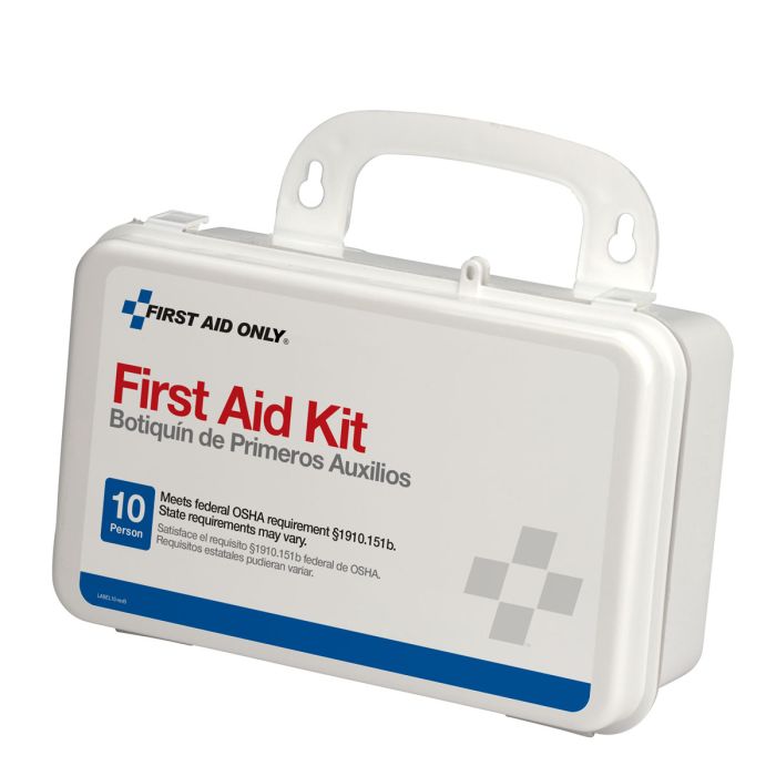 First Aid Kit 10 Person Plastic - 57 Pieces