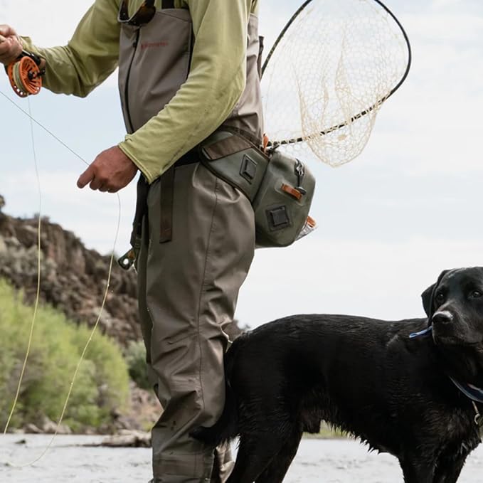 Redington Mens Escape Zip Up Waders - Chest-High Fly Fishing Waders - Waterproof Wader for Men - Boulder/Slate - Medium