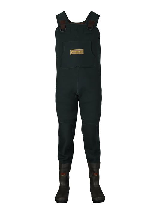 Men's Amphib Bootfoot Neoprene Cleated Chest Wader | Forest Green