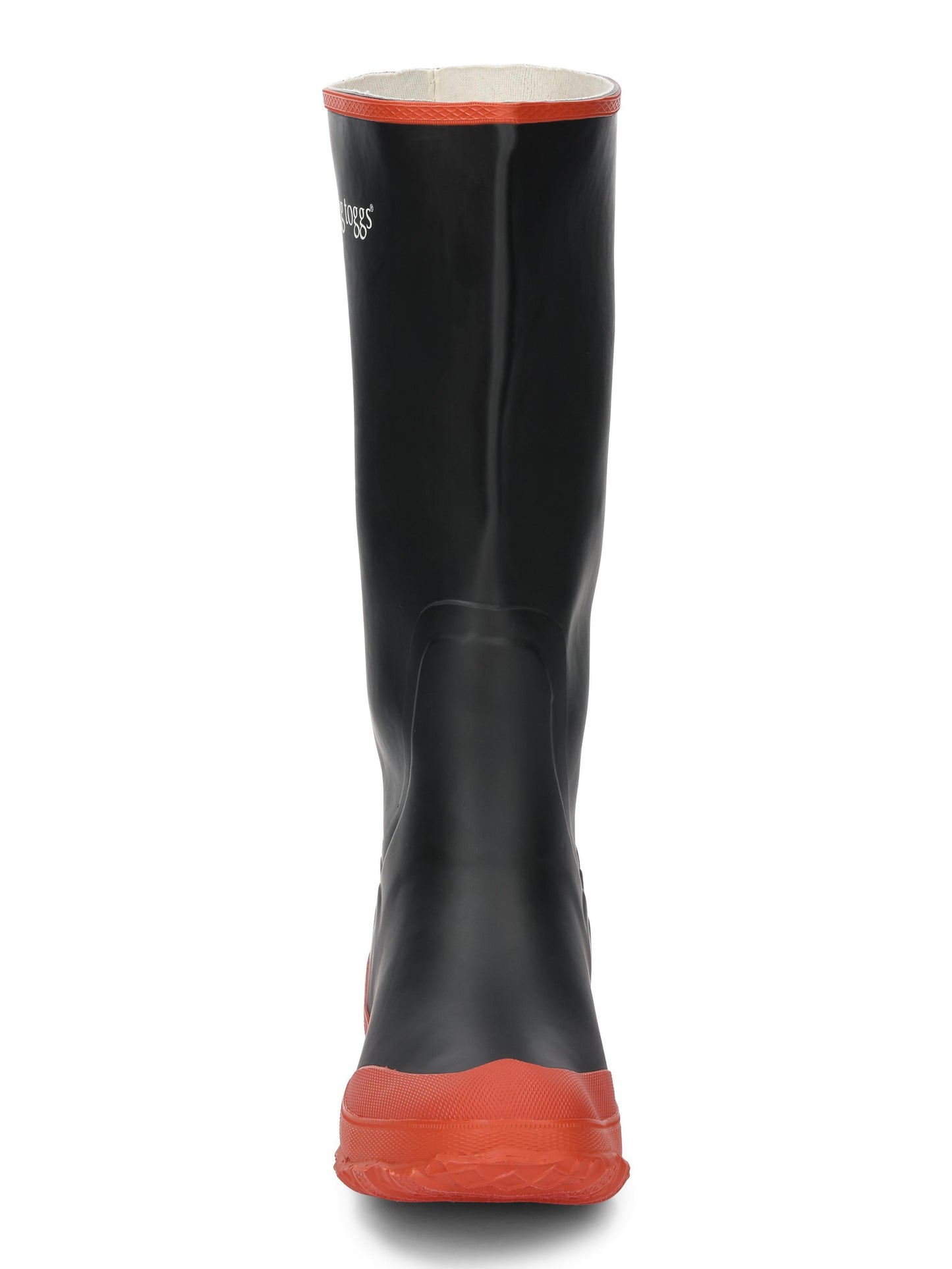 16" Black Utility Boot | Black and Red