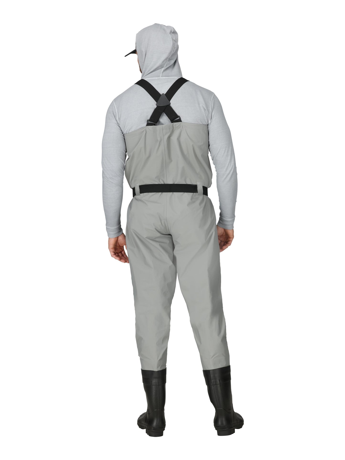 Men's Hellbender PRO Bootfoot Lug Sole Chest Wader | Gray