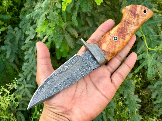 Custom Handmade Damascus Hunting knife