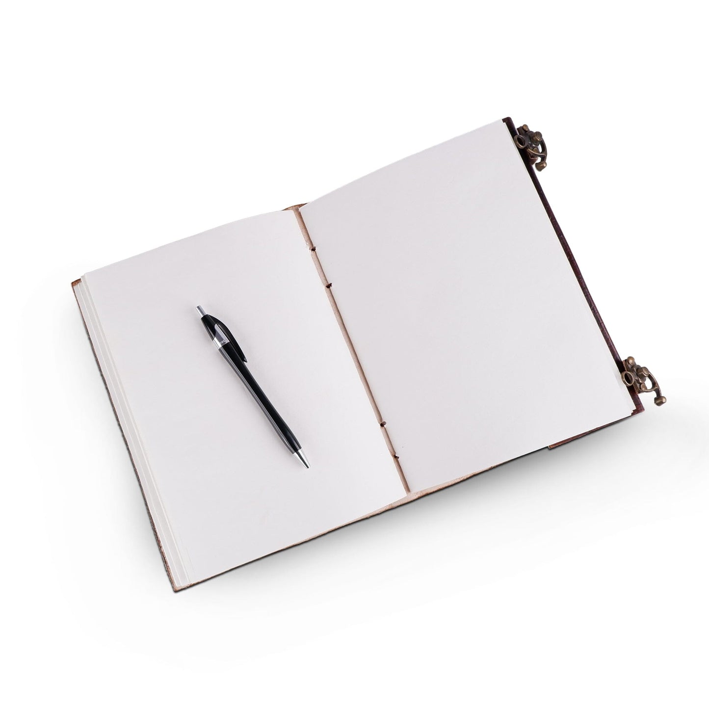 Dark Brown 7 Stones Leather Diary