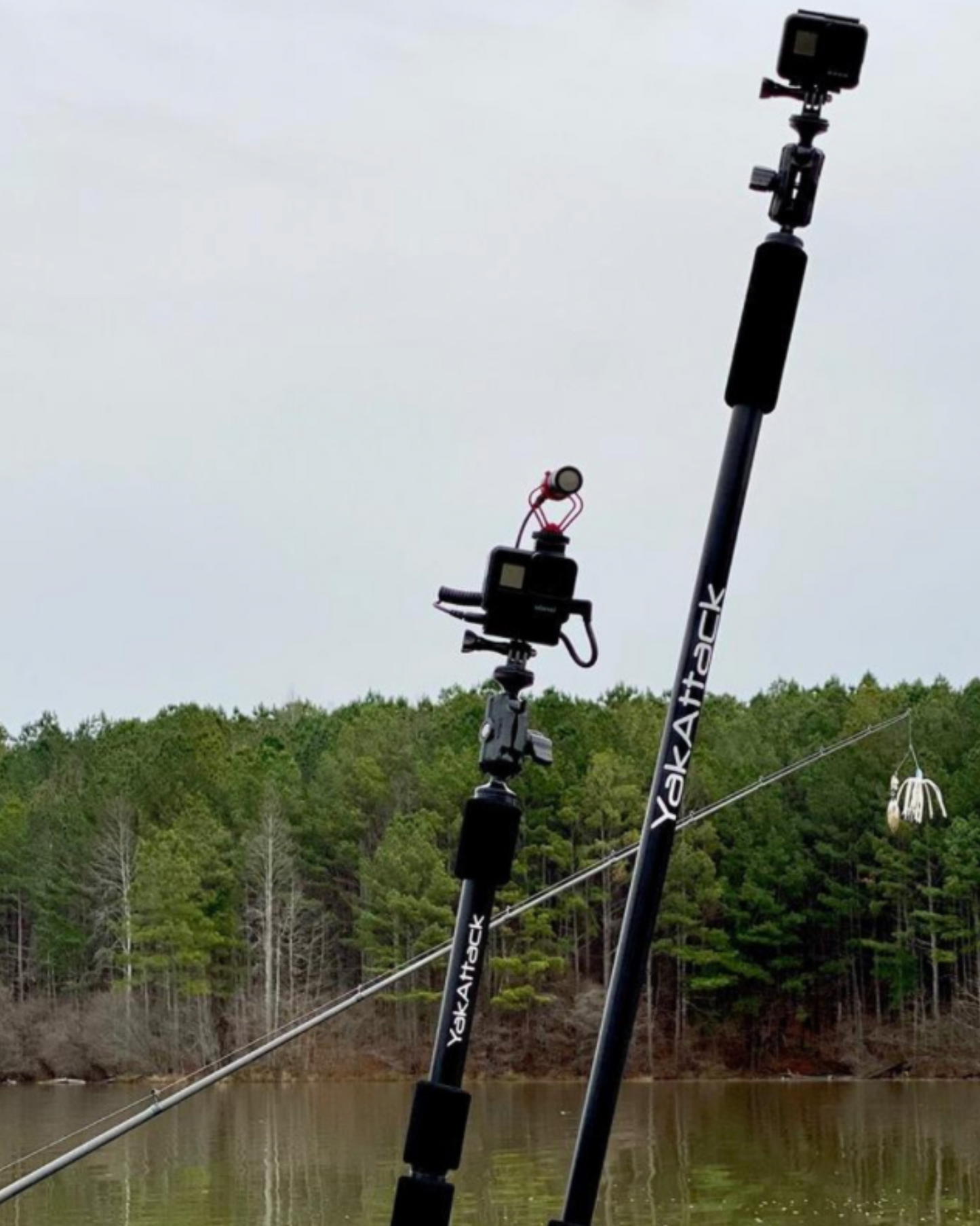 YakAttack Panfish Pro Camera Mount, Includes 1/4-20 Mount and GoPro Mount