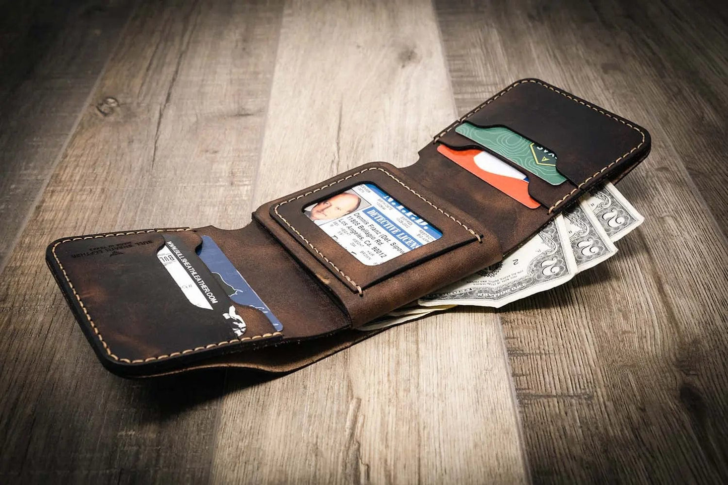 Badge Trifold Wallet