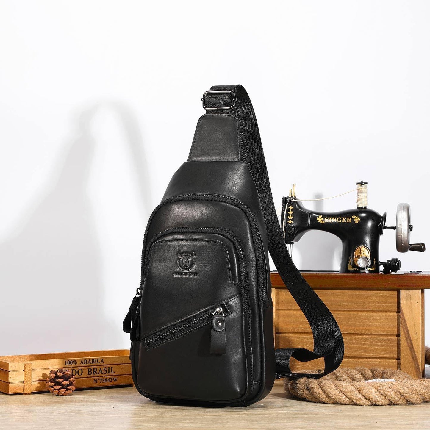 Premium Leather Sling Bag – Functional & Refined