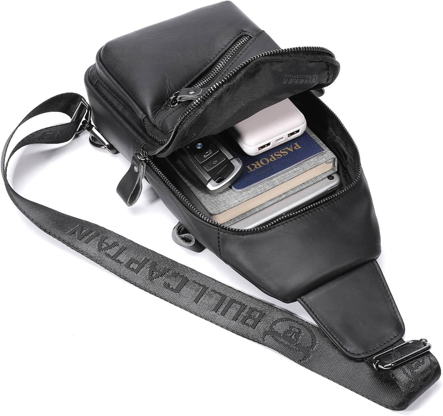 Premium Leather Sling Bag – Functional & Refined