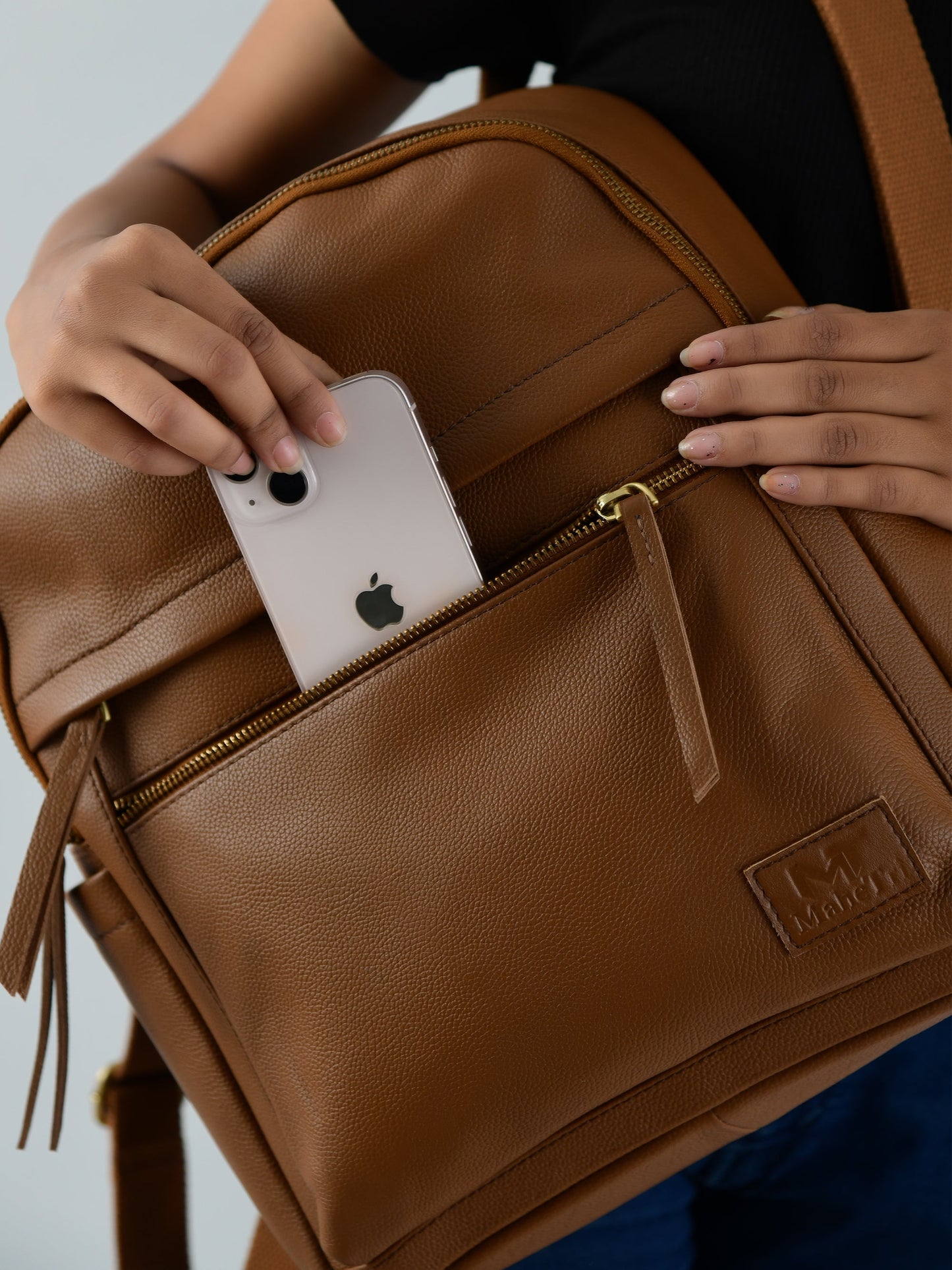 Mini Journey Leather Backpack