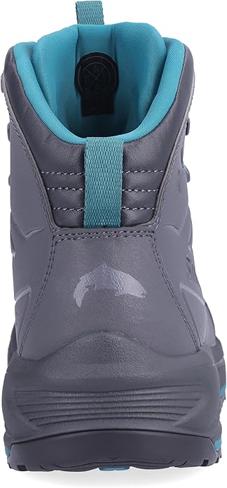 Simms Womens Freestone Wading Boots - Durable Rubber Bottom Boots with Enhanced Traction Protective Toe Cap Ideal for Stream & River Fishing (Slate 9)
